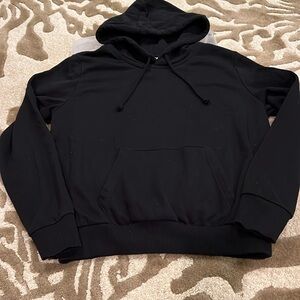 H&M DIVIDED black hoodie with kangaroo pockets